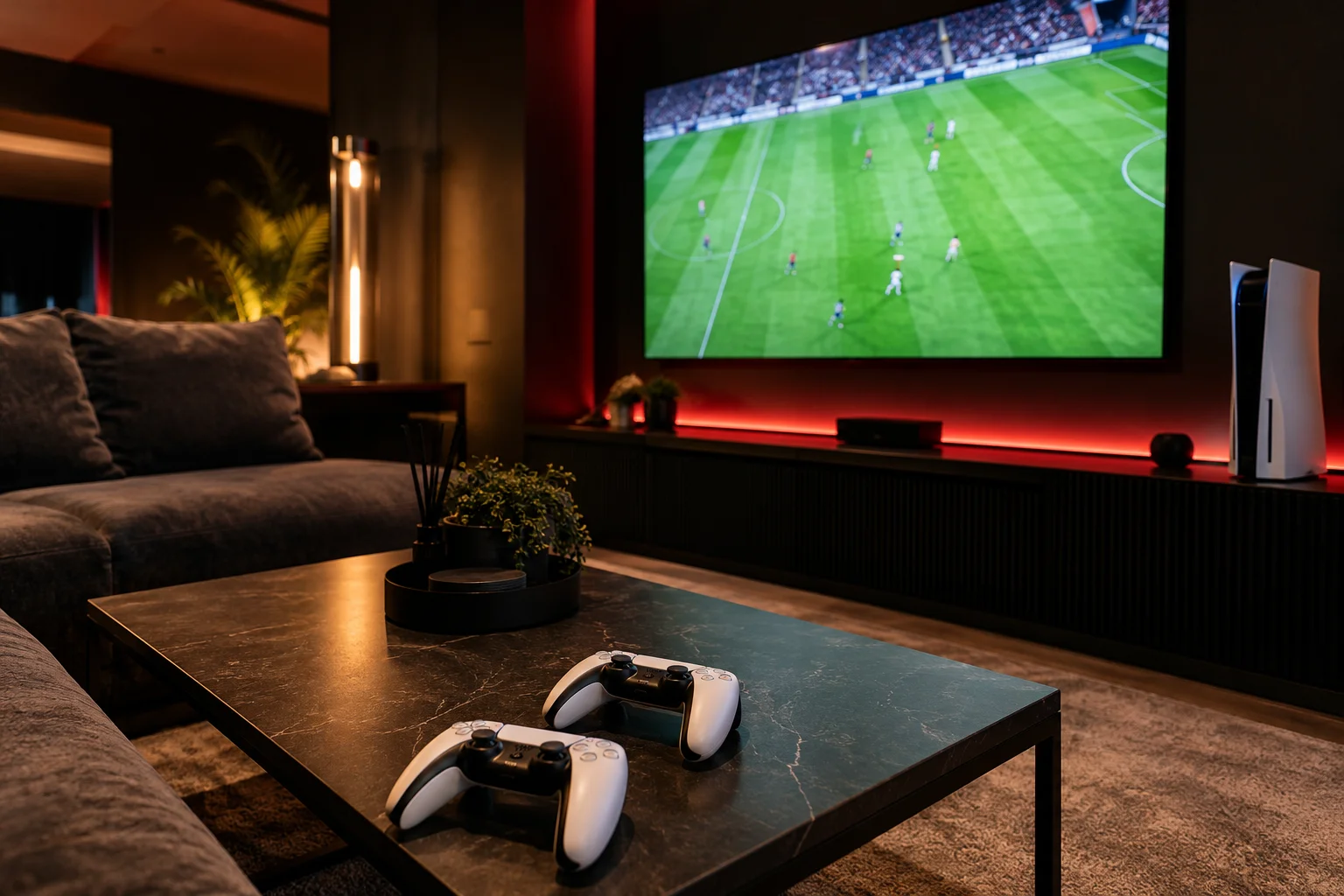 PS5 VIP odaları için temsilî konsept görsel